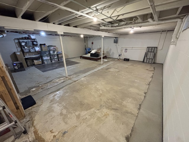 1335 N Sherman Rd, Ludington, MI 49431 - view of unfinished below grade area