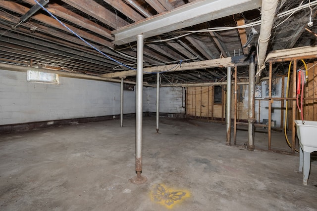 11323 Bramell, Redford, MI 48239 - view of unfinished basement