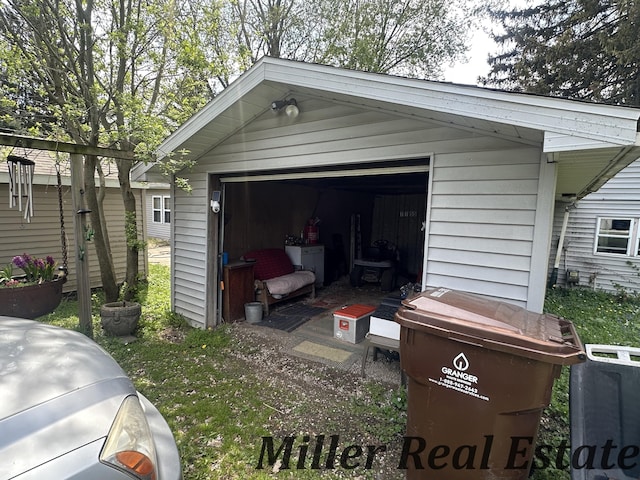 7755 Woodland Rd, Lake Odessa, MI 48849 - view of garage