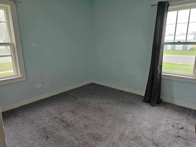 335 Emory St, Howard City, MI 49329 - spare room with carpet and baseboards