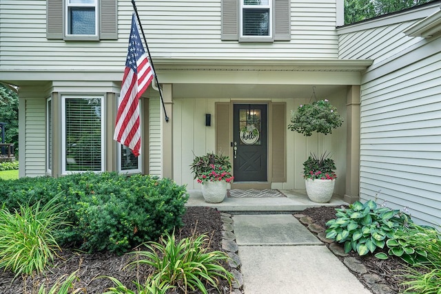 318 Arlington Dr, Rochester Hills, MI 48307 - entrance to property featuring covered porch