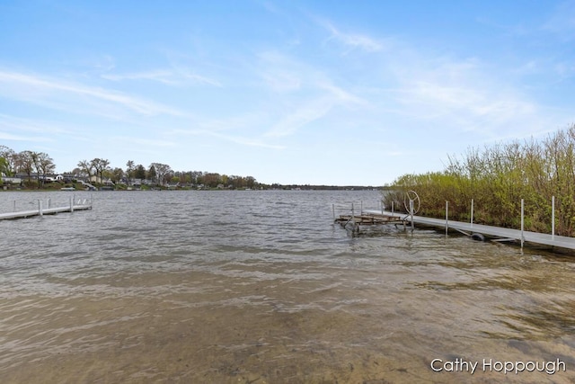 dock with a water view