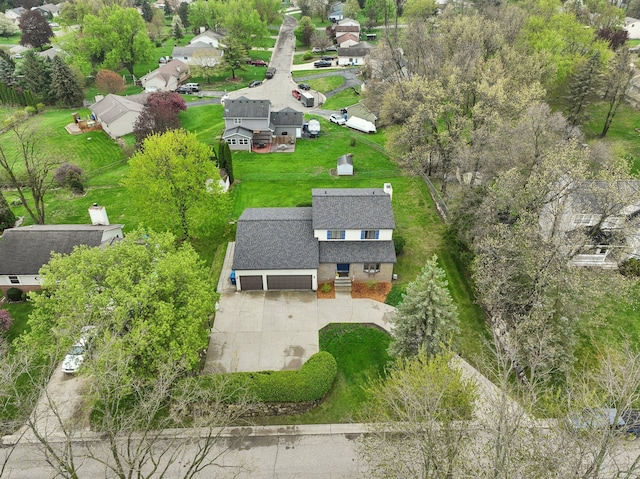 4630 Pasture Ln, White Lake, MI 48383 - aerial perspective of suburban area