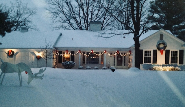 view of front of house