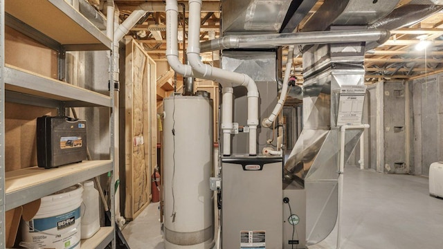 56501 Winding Creek Dr, Macomb, MI 48042 - utility room with water heater