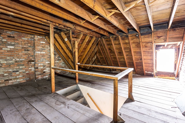 1946 Ewald Cir, Detroit, MI 48238 - unfinished attic with an upstairs landing