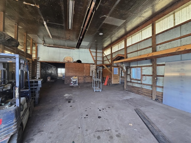 4618 New Holland St, Hudsonville, MI 49426 - miscellaneous room featuring concrete flooring and a garage