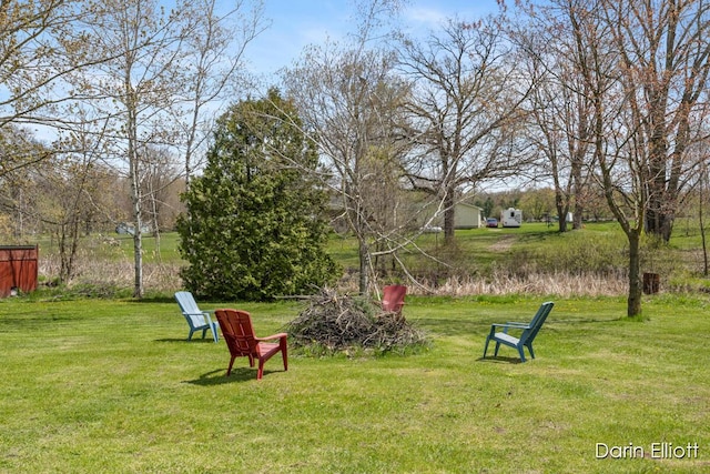 5359 Huck Dr, Sheridan, MI 48884 - view of grassy yard