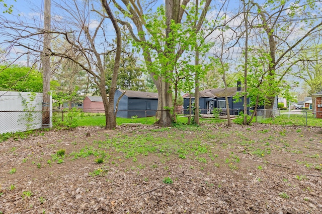 view of fenced backyard