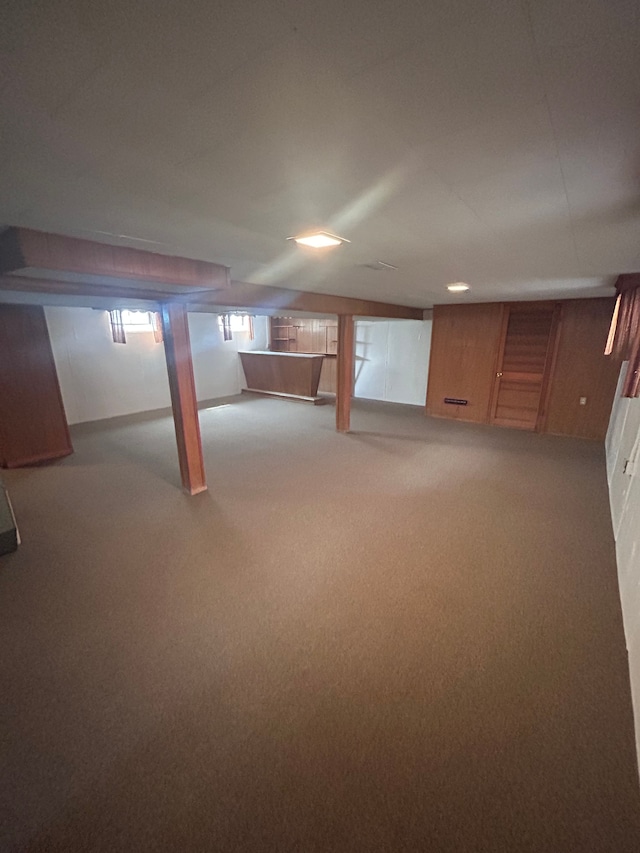 23162 Saxony Ave, Eastpointe, MI 48021 - basement with carpet