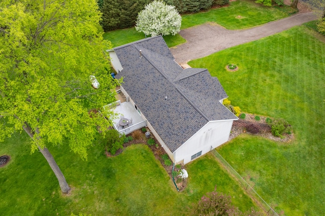 aerial view of property and surrounding area