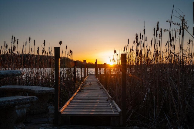 6294 Rock Rd, Lake, MI 48632 - view of dock