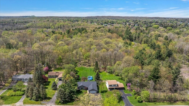 1160 S Baldwin Rd, Lake Orion, MI 48360 - aerial overview of property's location featuring a heavily wooded area