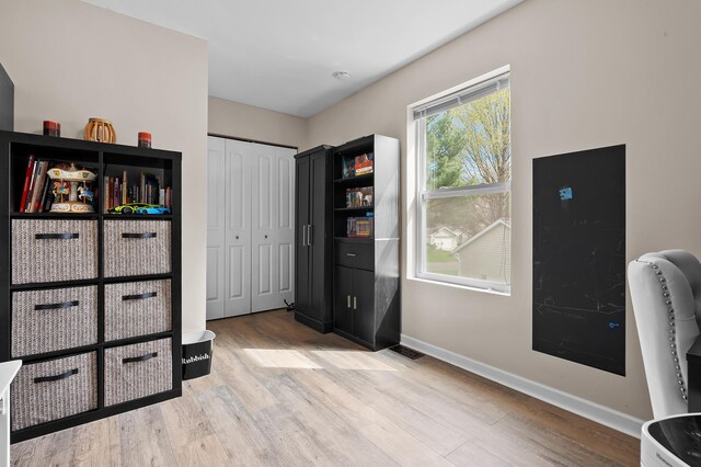 72597 Faye Ct, South Haven, MI 49090 - office with light wood-style floors and baseboards