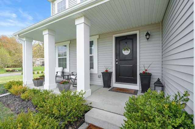 72597 Faye Ct, South Haven, MI 49090 - property entrance featuring a porch