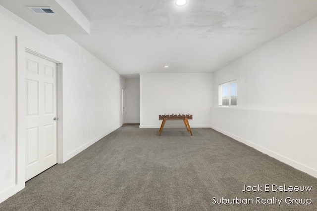 12840 Ridgedale Dr, Allendale, MI 49401 - empty room featuring carpet flooring, recessed lighting, and baseboards