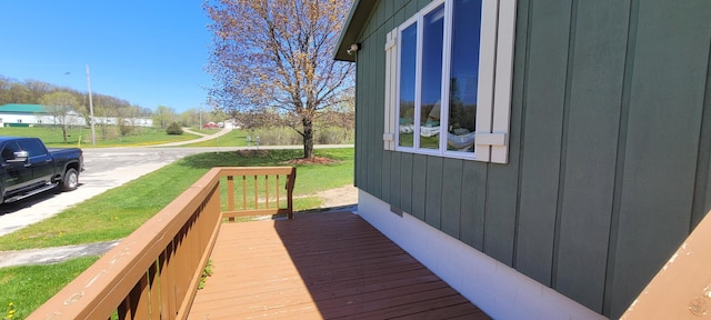 4131 W Meisenheimer Rd, Ludington, MI 49431 - wooden deck featuring a yard