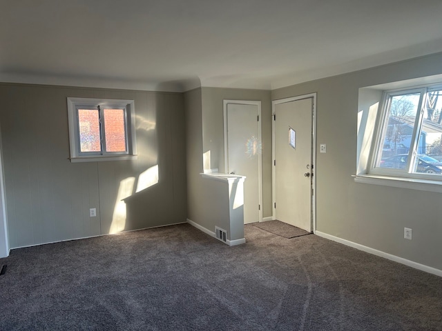 3608 W Webster Rd, Royal Oak, MI 48073 - entryway with dark carpet and baseboards
