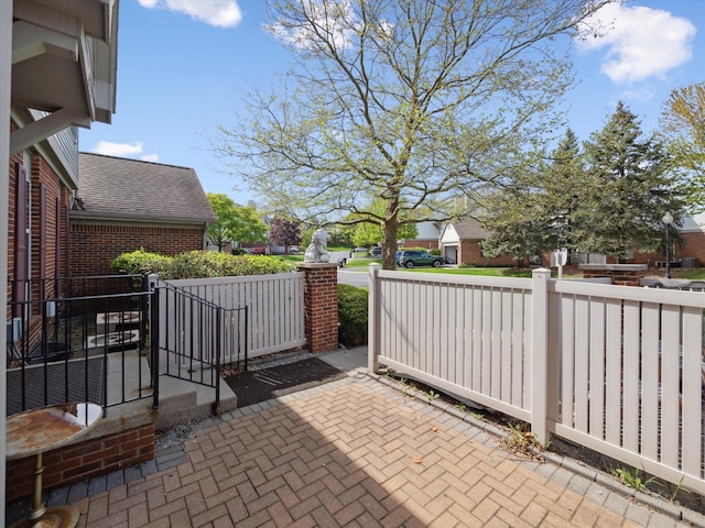 49559 Donovan Blvd, Plymouth, MI 48170 - view of patio / terrace with fence
