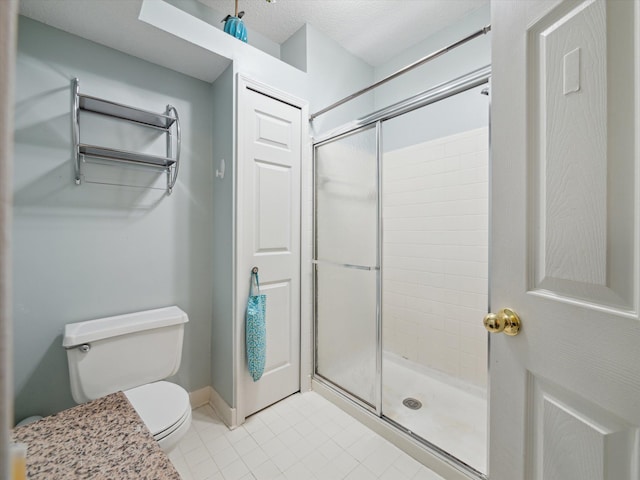 49559 Donovan Blvd, Plymouth, MI 48170 - full bath with toilet, a stall shower, tile patterned floors, and baseboards