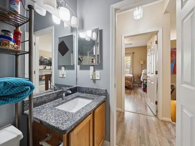 49559 Donovan Blvd, Plymouth, MI 48170 - bathroom featuring wood finished floors and vanity