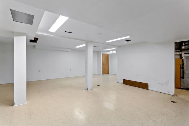 29458 Walker Dr, Warren, MI 48092 - finished basement with tile patterned floors
