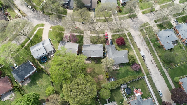 29458 Walker Dr, Warren, MI 48092 - aerial view of property and surrounding area with nearby suburban area