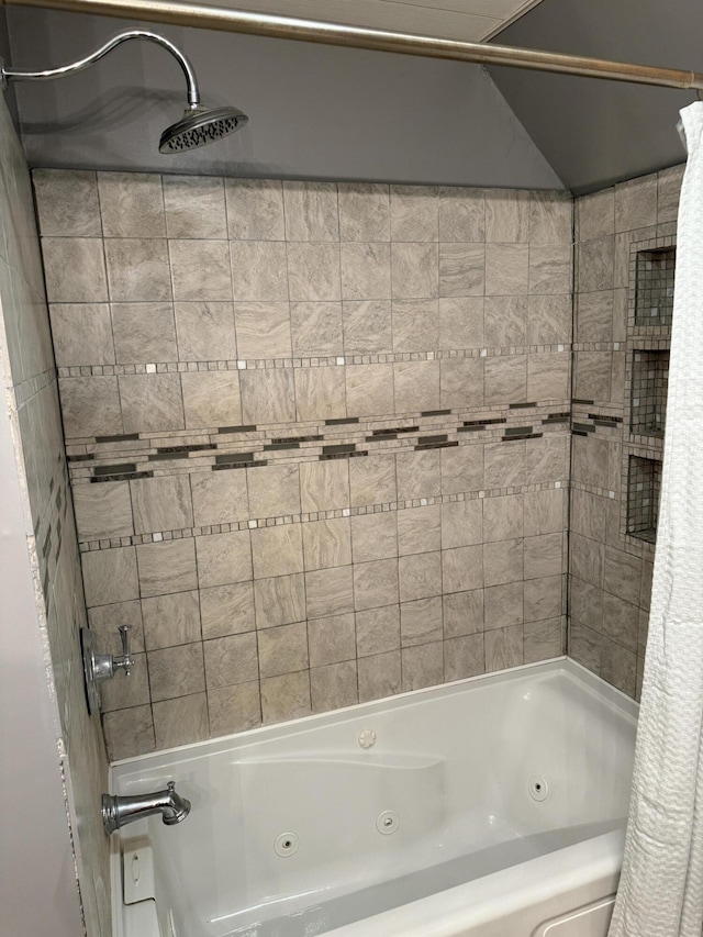 2184 Sugaridge Dr, Muskegon, MI 49445 - bathroom featuring a combined bath / shower with jetted tub