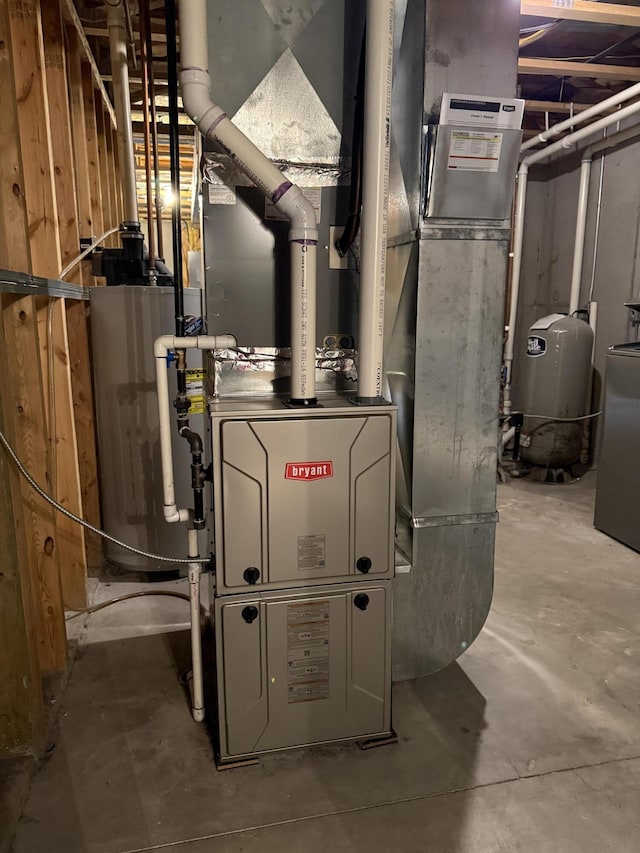 utilities with gas water heater