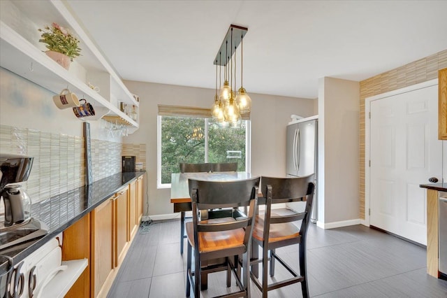 4661 Christopher Pines Dr, Clarkston, MI 48346 - dining room with baseboards