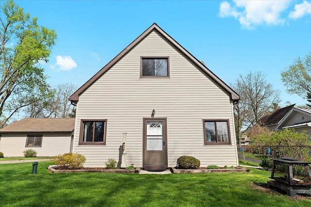 view of rear view of house