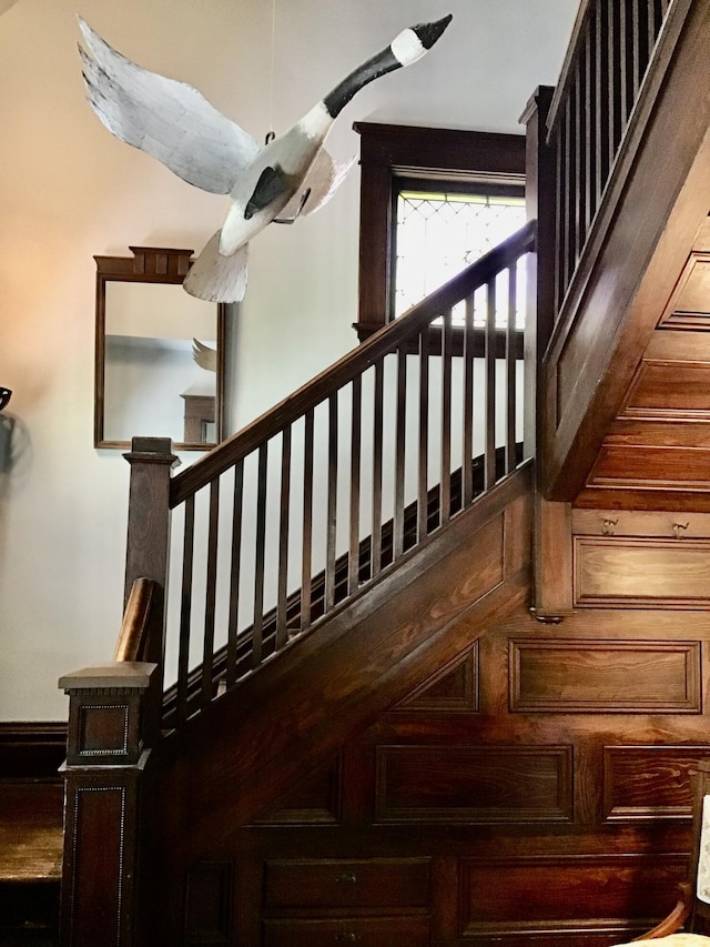 view of staircase