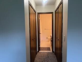 23004 Doremus St Unit 2, Saint Clair Shores, MI 48080 - hallway with carpet flooring