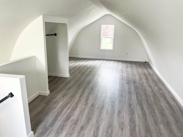 807 N St, Morenci, MI 49256 - bonus room with lofted ceiling, wood finished floors, and baseboards