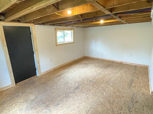 807 N St, Morenci, MI 49256 - basement with baseboards