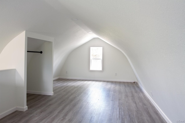 807 N St, Morenci, MI 49256 - bonus room with wood finished floors, lofted ceiling, and baseboards