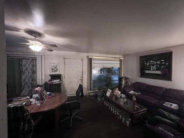 13192 Schoolcraft Rd, Detroit, MI 48227 - office featuring carpet and ceiling fan