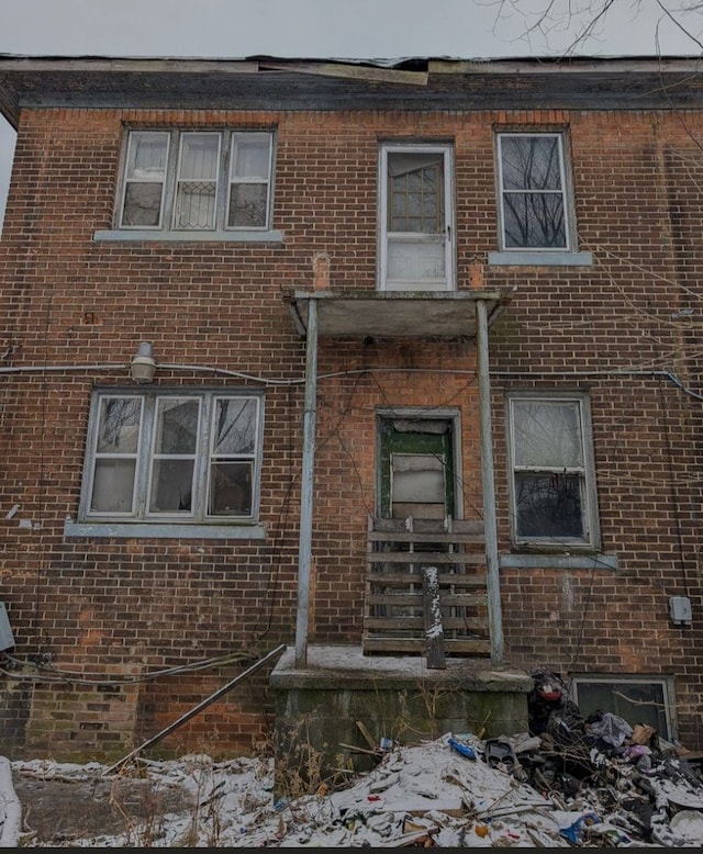 2738 Elmhurst St, Detroit, MI 48206 - view of property with brick siding