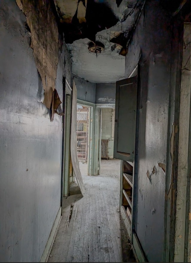 2738 Elmhurst St, Detroit, MI 48206 - hall with hardwood / wood-style flooring