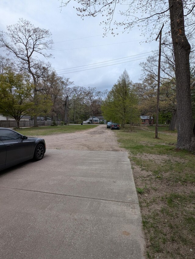 view of road