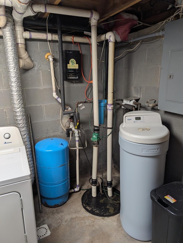 5657 Harding Ave, Muskegon, MI 49442 - utilities featuring electric panel and washer / dryer