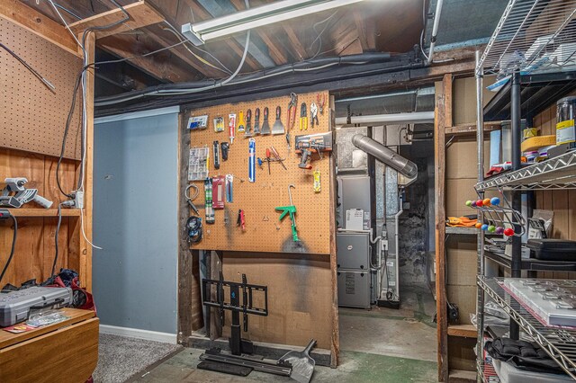 view of utility room