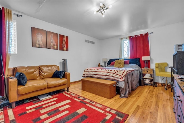 18579 Jeanette St, Southfield, MI 48075 - bedroom with light wood-style floors
