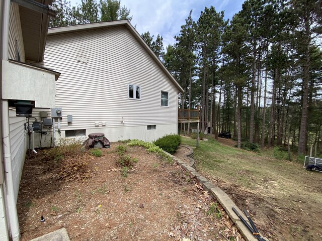 view of side of home