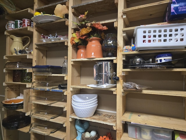 view of storage room
