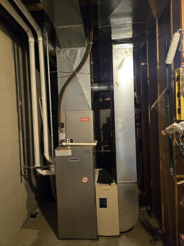 view of utility room