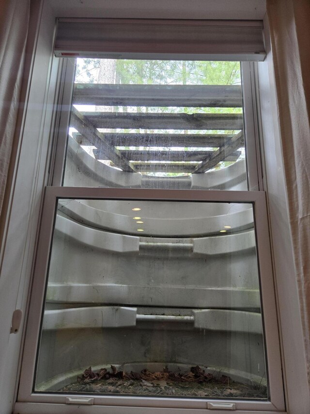 detailed view of beverage cooler
