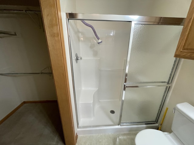 1712 Lisa Dr SW, Byron Center, MI 49315 - bathroom featuring toilet and a shower stall