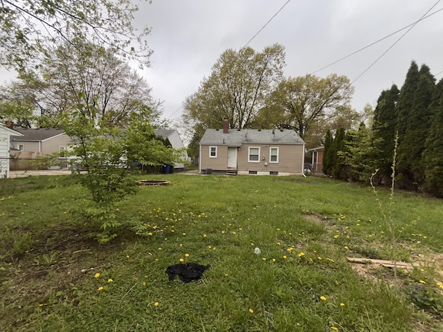 9960 Tecumseh, Redford, MI 48239 - view of green lawn with entry steps