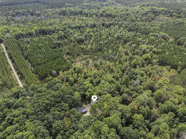 10780 S 29th Rd, Cadillac, MI 49601 - bird's eye view of a heavily wooded area